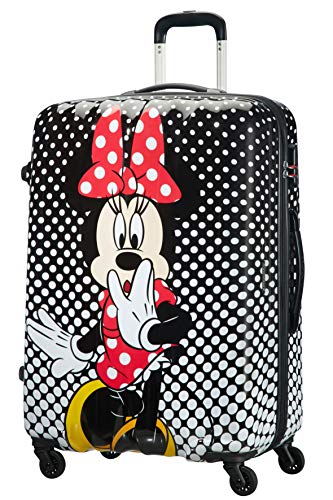 American Tourister Disney Legends - Spinner L, Children's Luggage, 75 cm, 88 L, Multicolored (Mickey Mouse Polka Dot) on Sale